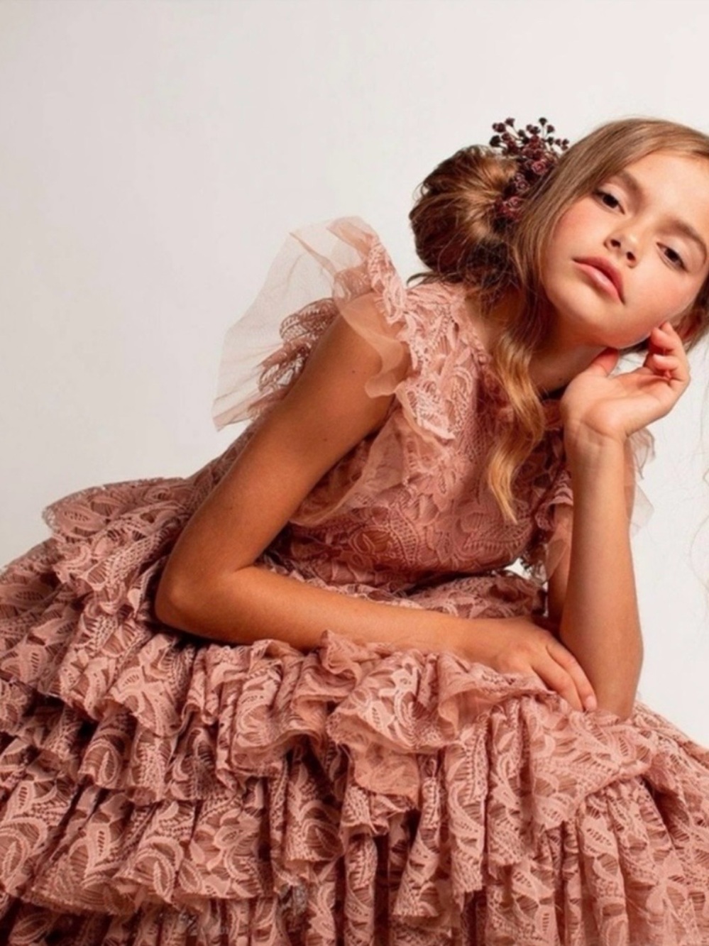 Mia Joy Joyfolie Anouk Tulle Petticoat Dress Blush Pink Size 12 NWOT